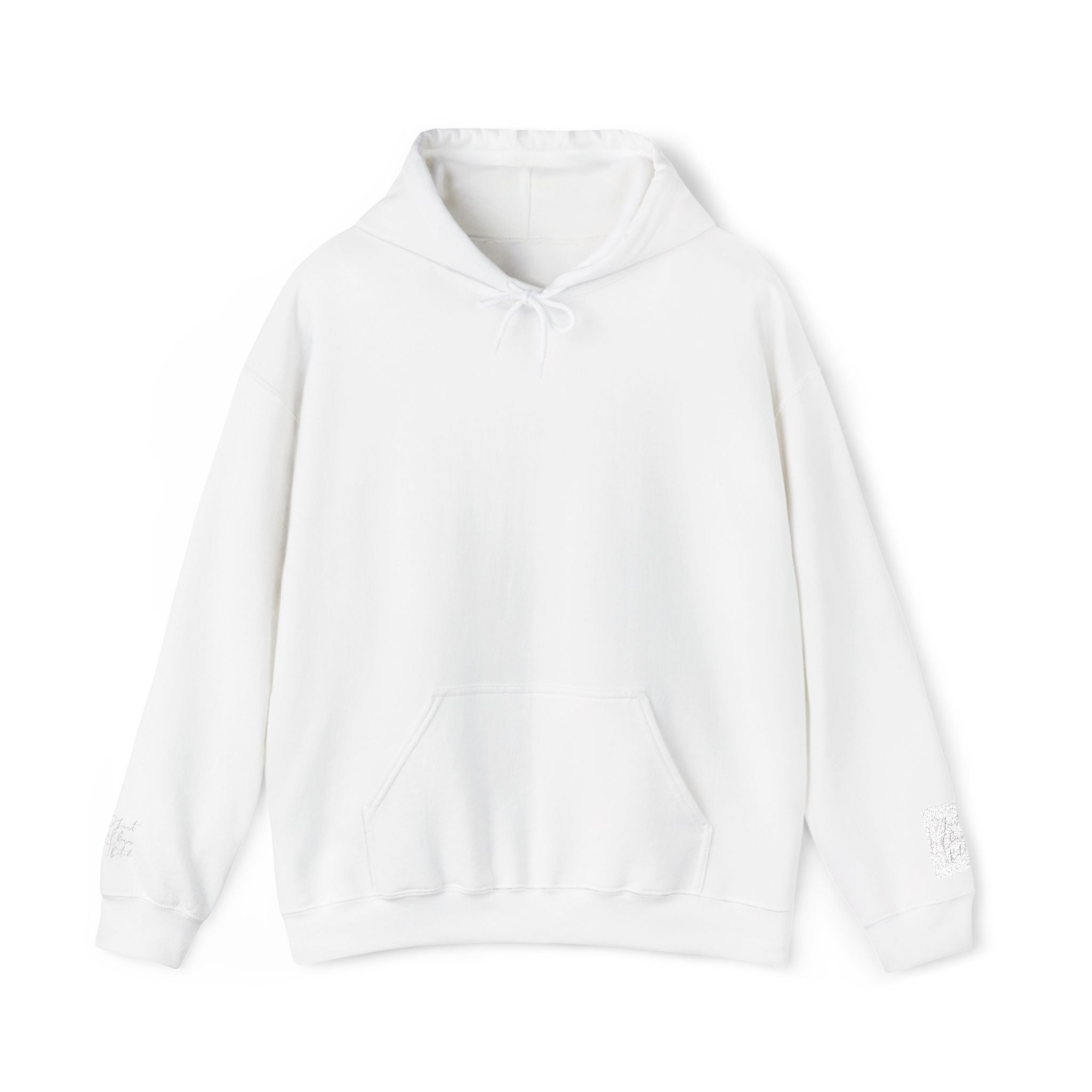 "Soft & Unbothered" - White Signature Hoodie