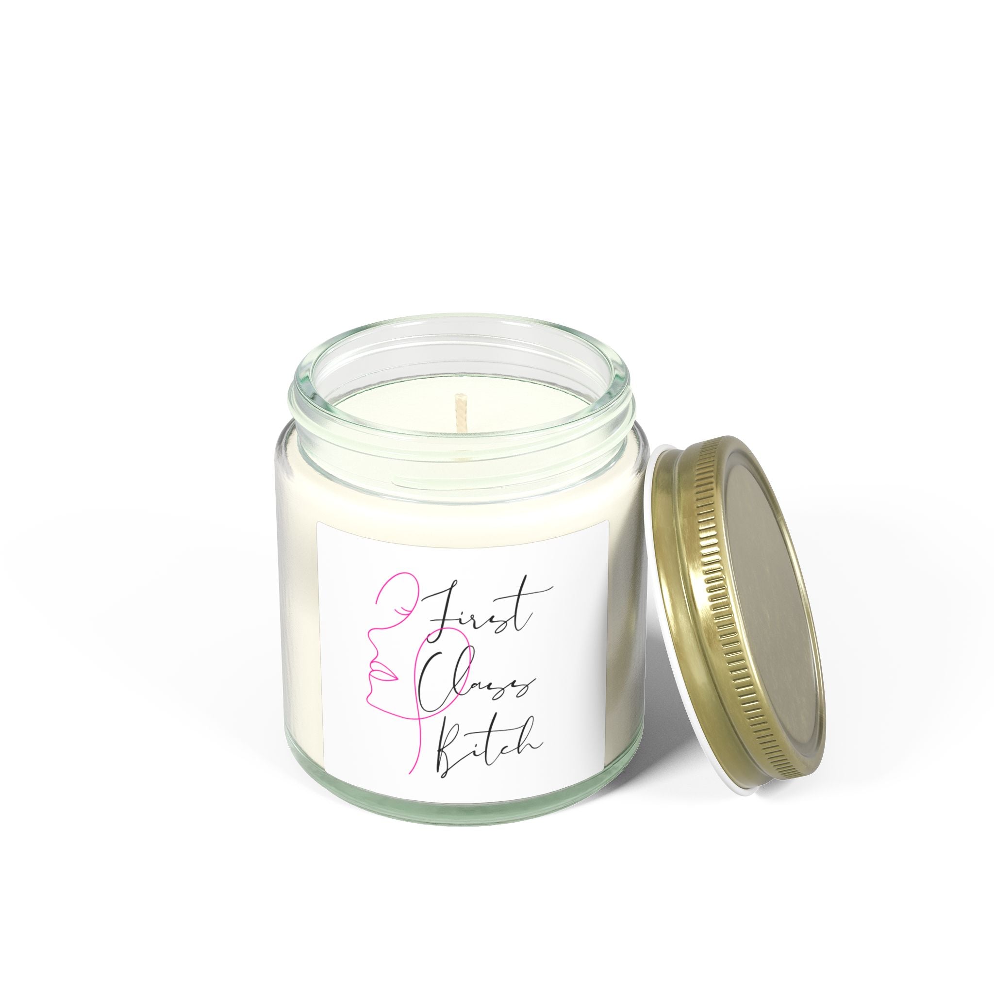 "Smells Like Audacity" - Coconut Apricot Scented Candles, 4oz