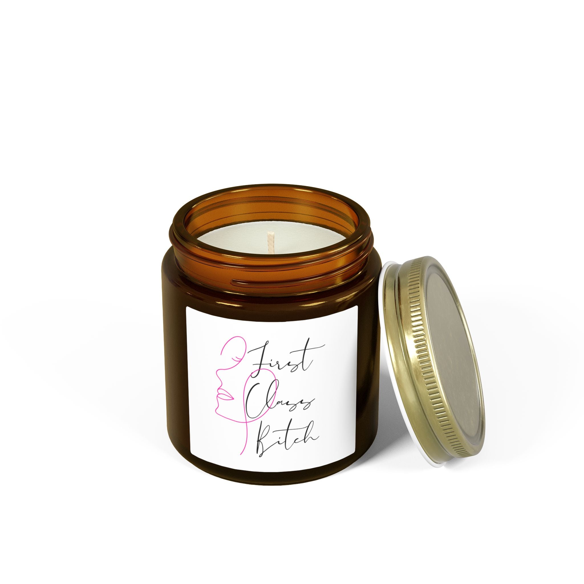 "Smells Like Audacity" - Coconut Apricot Scented Candles, 4oz