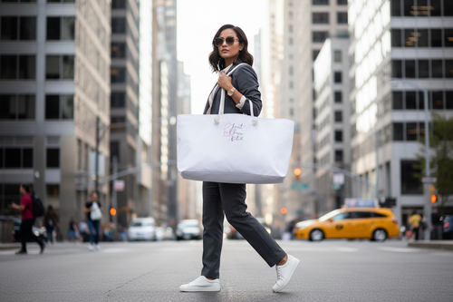 Canvas Travel Tote Lifestyle